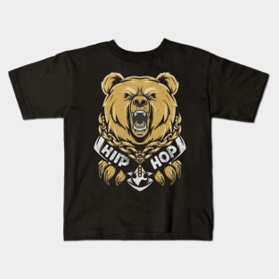Hip hop bear Kids T-Shirt